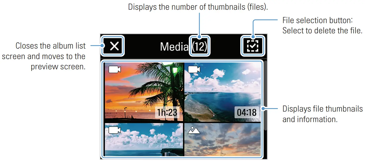 THINKWARE NC200 National Geographic Gimbal Camera - Viewing album