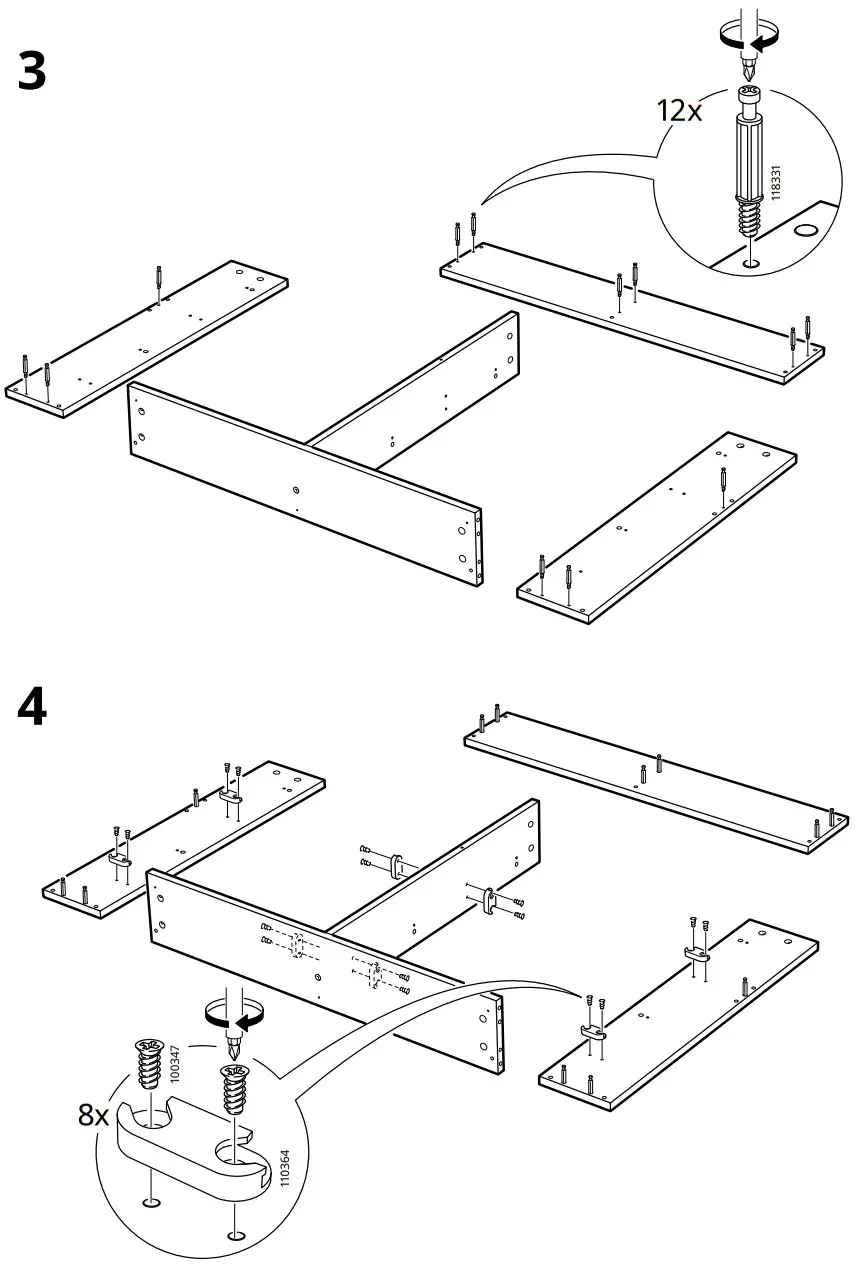 IKEA STALL Shoe Cabinet with 4 Compartments - FIGURE 5