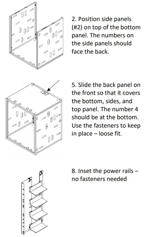 IntrActive US3324 Battery Rack for 2x eTower Batteries - Assembly Instructions 2