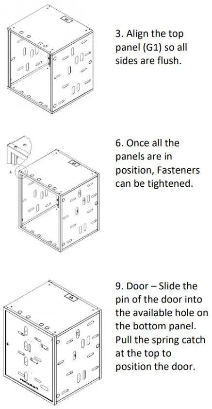 IntrActive US3324 Battery Rack for 2x eTower Batteries - Assembly Instructions 3