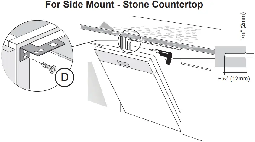 Securing the Dishwasher