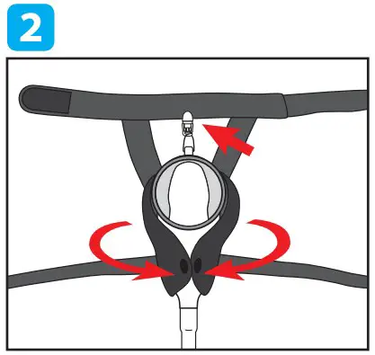 How to wear the garter and the supporter