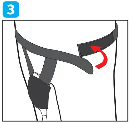 How to wear the garter and the supporter