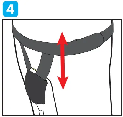How to wear the garter and the supporter