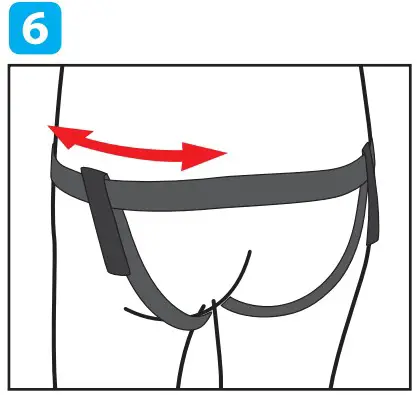 How to wear the garter and the supporter