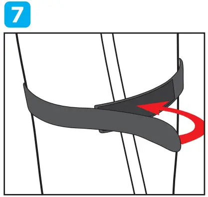 How to wear the garter and the supporter