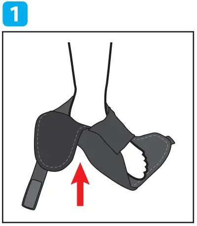 How to wear the garter and the supporter