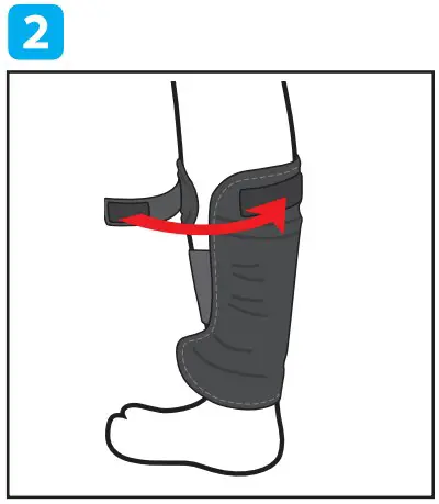 How to wear the garter and the supporter