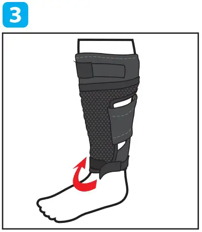 How to wear the garter and the supporter