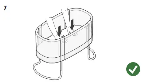 BABYBJ RN Baby Crib Bassinet - Fig6