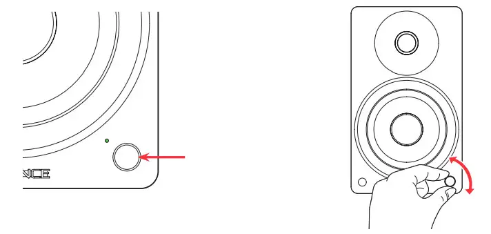 FLUANCE Ai41 Powered Bookshelf Speaker - Control 2