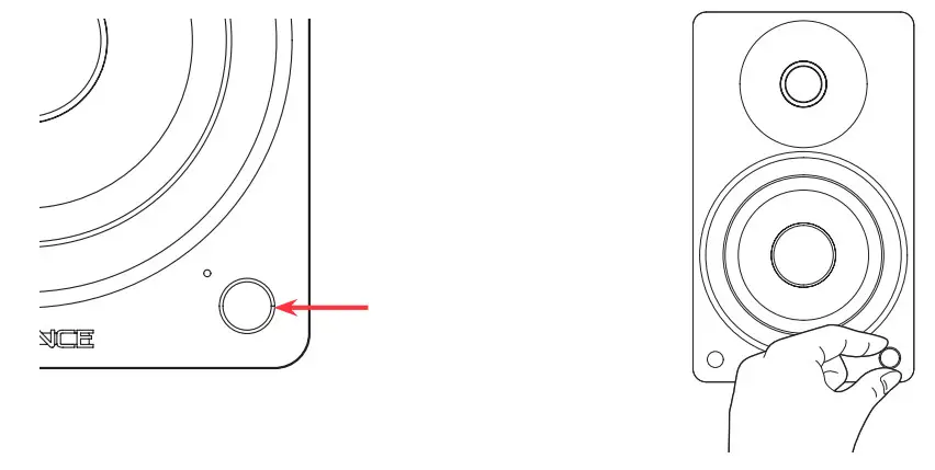 FLUANCE Ai41 Powered Bookshelf Speaker - LED