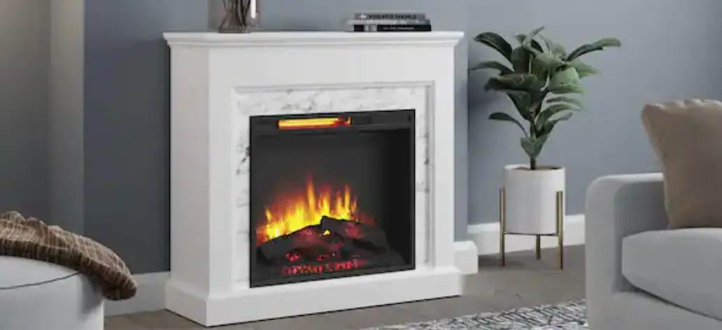 Stylewell 1418fm-23-259 Freestanding Faux Marble Surround Electric Fireplace Instruction Manual