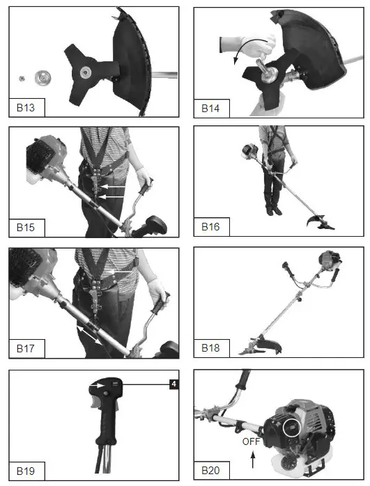 MATRIX BMS 1400-3 Petrol Brush Ctter - fig 3