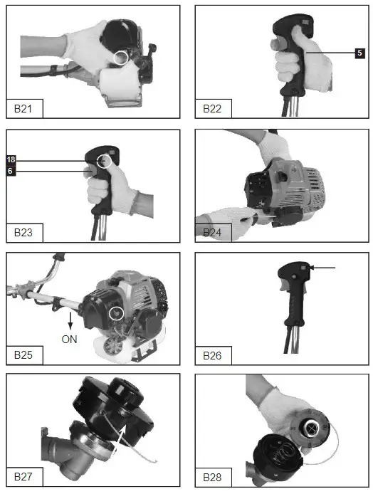 MATRIX BMS 1400-3 Petrol Brush Ctter - fig 4