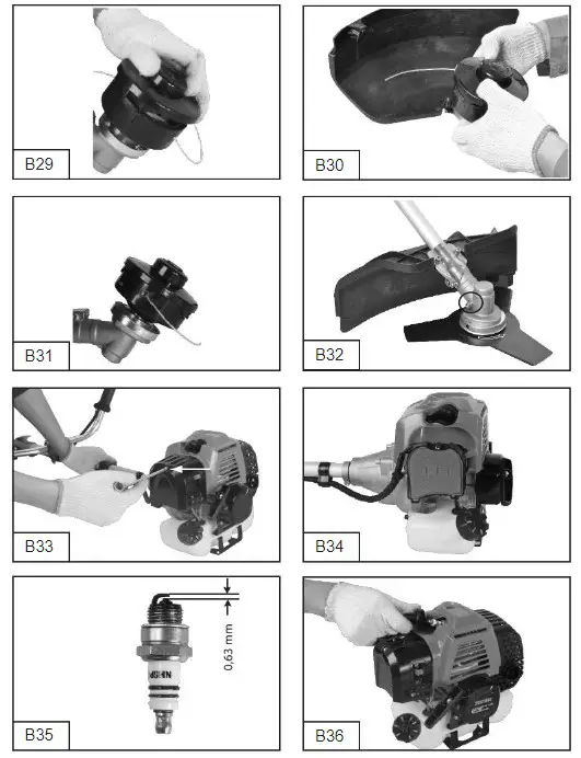 MATRIX BMS 1400-3 Petrol Brush Ctter - fig 5