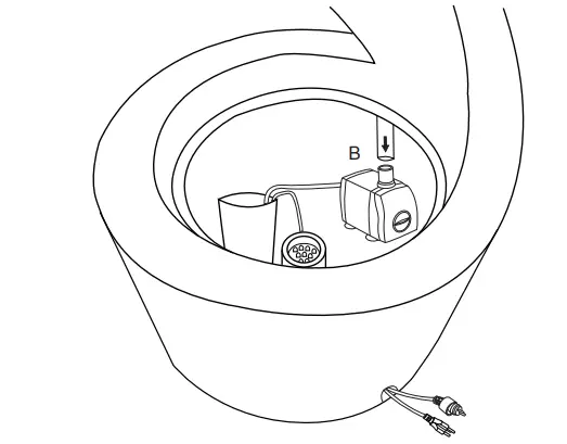glitzhome-2007300052-Outdoor-Fountain-with-Led-Lights-an-Pump-fig-7