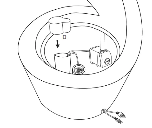glitzhome-2007300052-Outdoor-Fountain-with-Led-Lights-an-Pump-fig-8