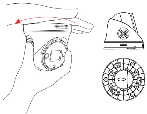 ZOSI ZG2258D Wired IP Security Camera - DOME CAMERA