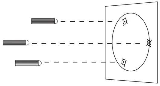 ZOSI ZG2258D Wired IP Security Camera - Drill holes