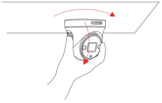 ZOSI ZG2258D Wired IP Security Camera - Once the camera