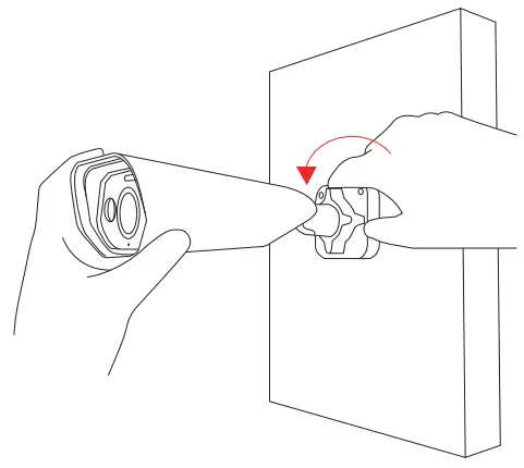 ZOSI ZG2258D Wired IP Security Camera - adjustment knob