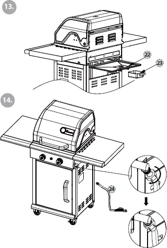 grill setup