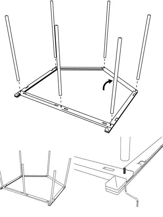 WLO Wood LLC Size 2 Gabled Elevated Solid Spruce