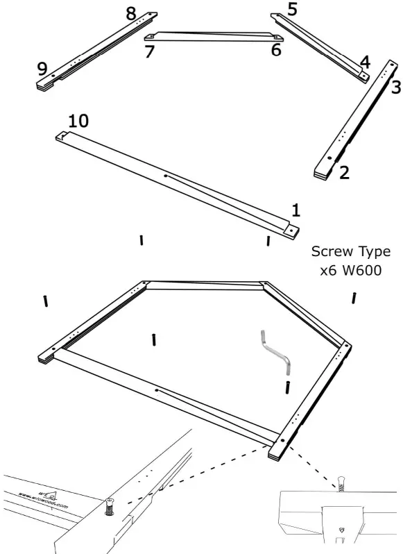 WLO Wood LLC Size 2 Gabled Elevated Solid Spruce
