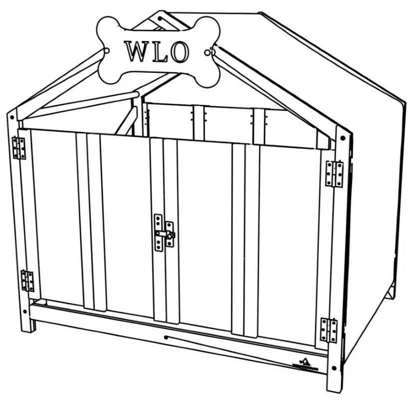 WLO Wood LLC Size 2 Gabled Elevated Solid Spruce