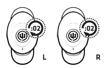Power On (outside of case)