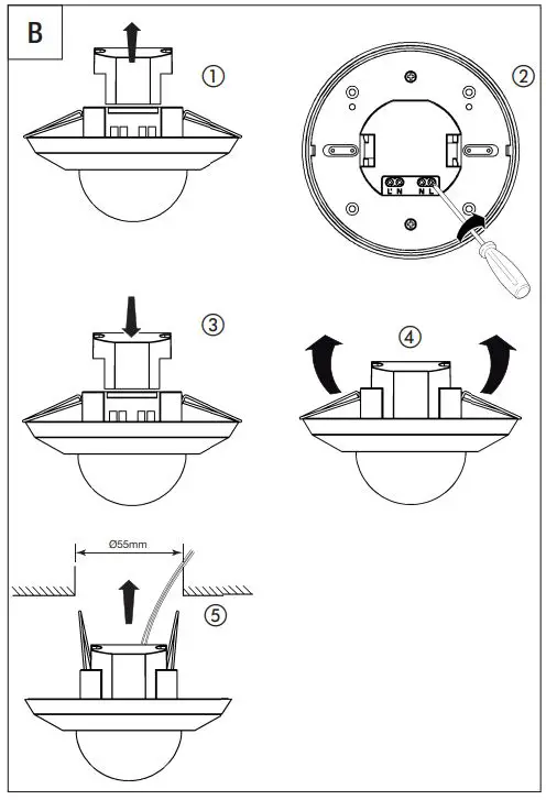GEWISS-GW-10595-Ceiling-Mounting-Motion-Detector-fig-3
