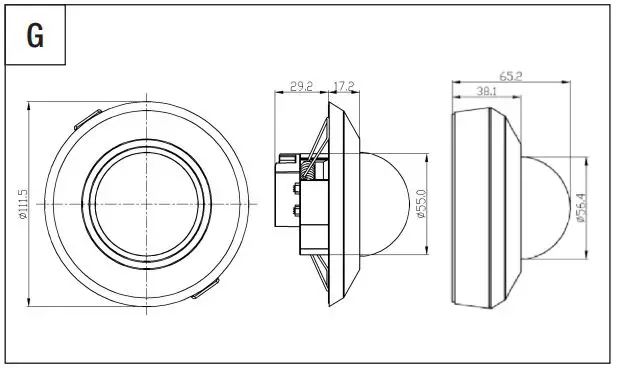 GEWISS-GW-10595-Ceiling-Mounting-Motion-Detector-fig-8