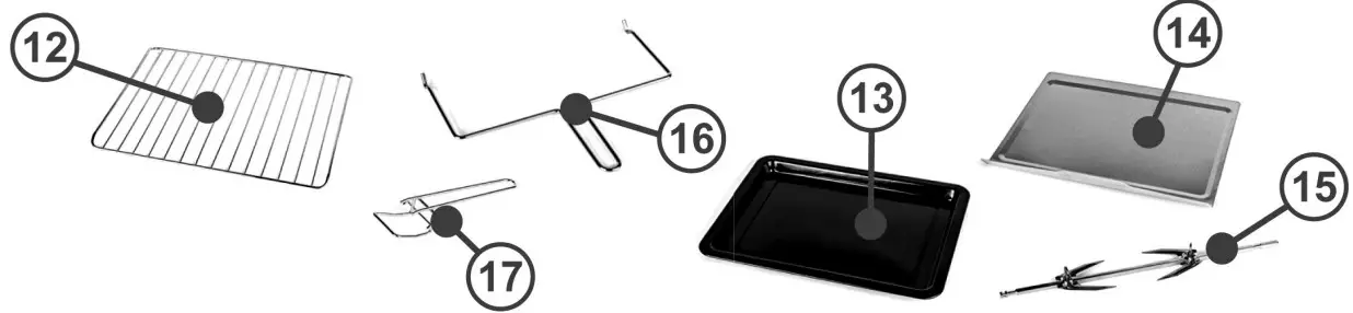 Westfalia Km 3300 Mini Kitchener With Rotisserie And Circulating Air - description 2