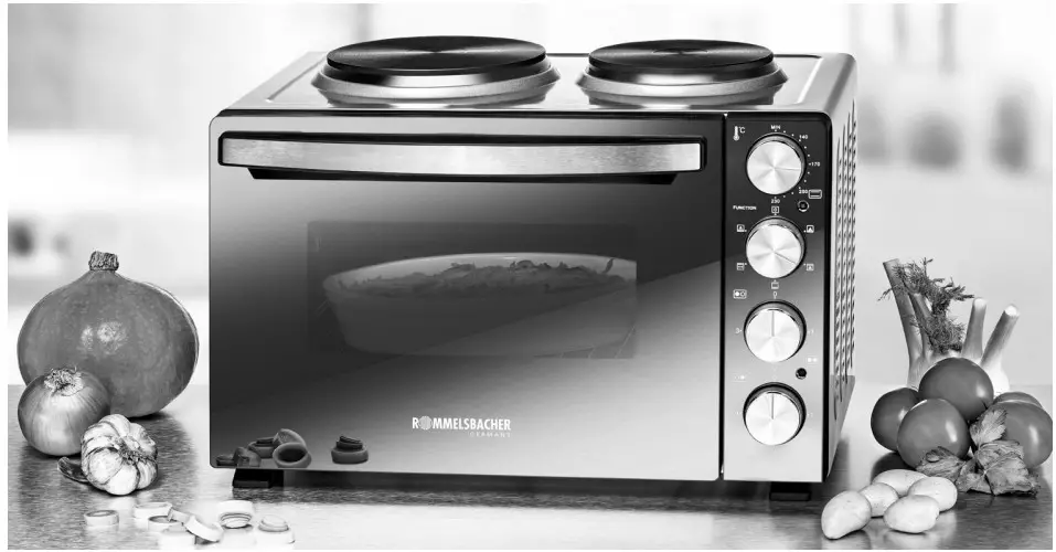 Westfalia Km 3300 Mini Kitchener With Rotisserie And Circulating Air