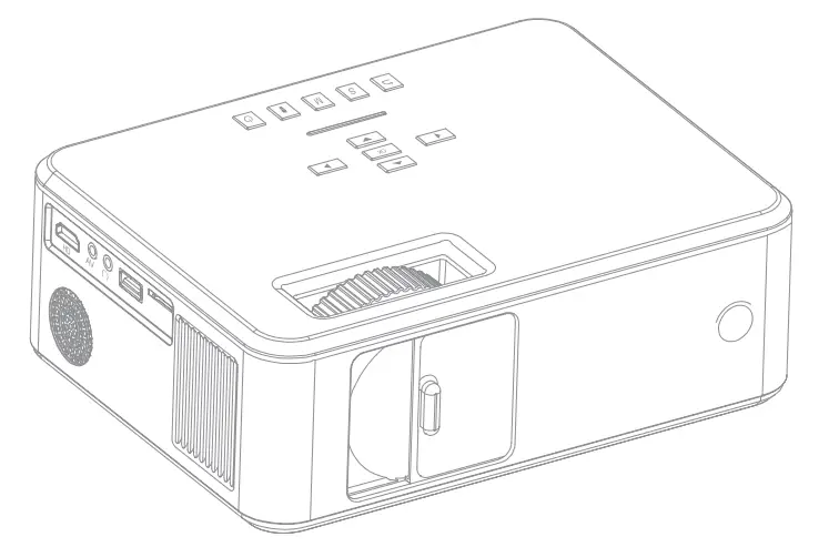 Pericat S20 Mini 1080P Wifi Video Projector