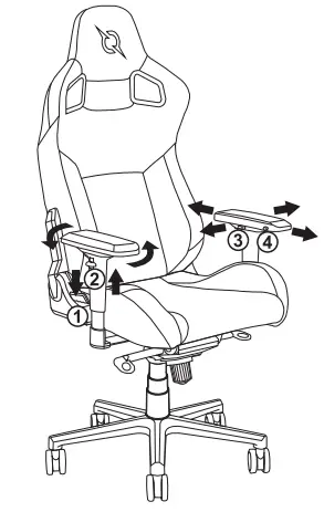 AQIRYS Calypso Gaming Chair - fig 8