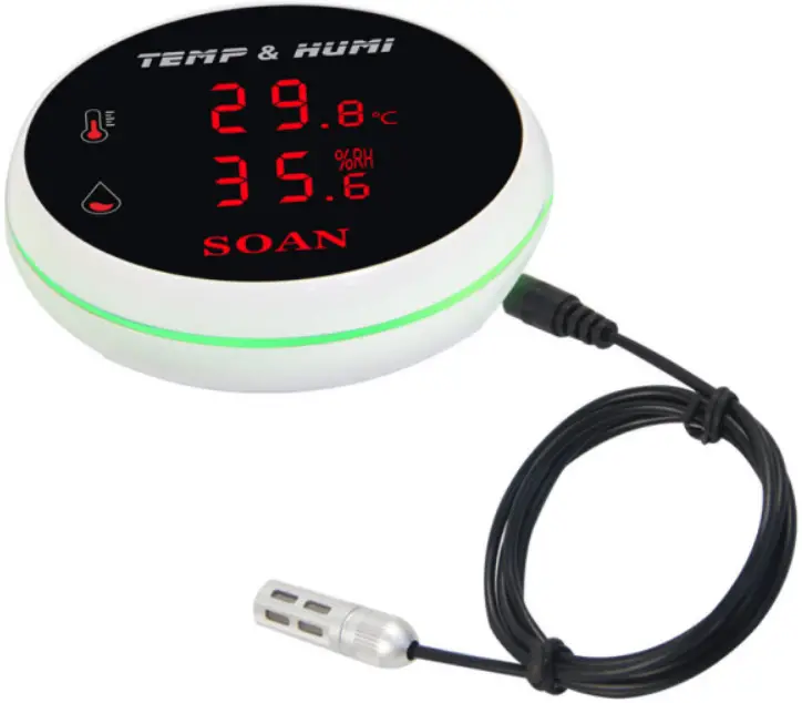 tuya SNT957W WiFi Temperature and Humidity Alarm