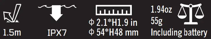 OLIGHT Obulb 55 Lumens 4 Mode Orb Night Lights box - icon 3
