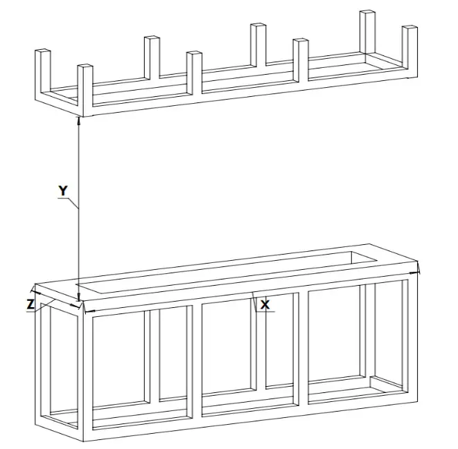 FLARE FIREPLACES 60 Outdoor Vent Free Large Double Corner Fireplace - fig
