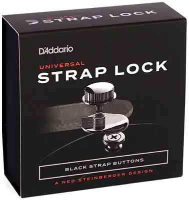 D Addario Universal Strap Lock System Black