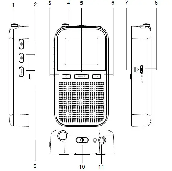 denver-DAH-126-Pocket-Radio-with-DAB-and-FM-Tuner-FIG-1