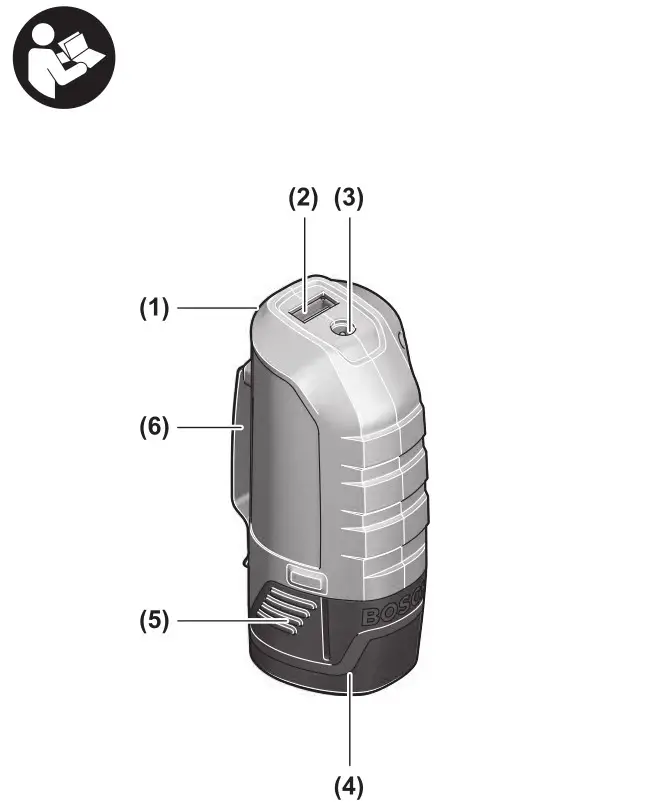 BOSCH GAA 10.8V-21 Professional Compact USB Charging Battery Adapter - Overview