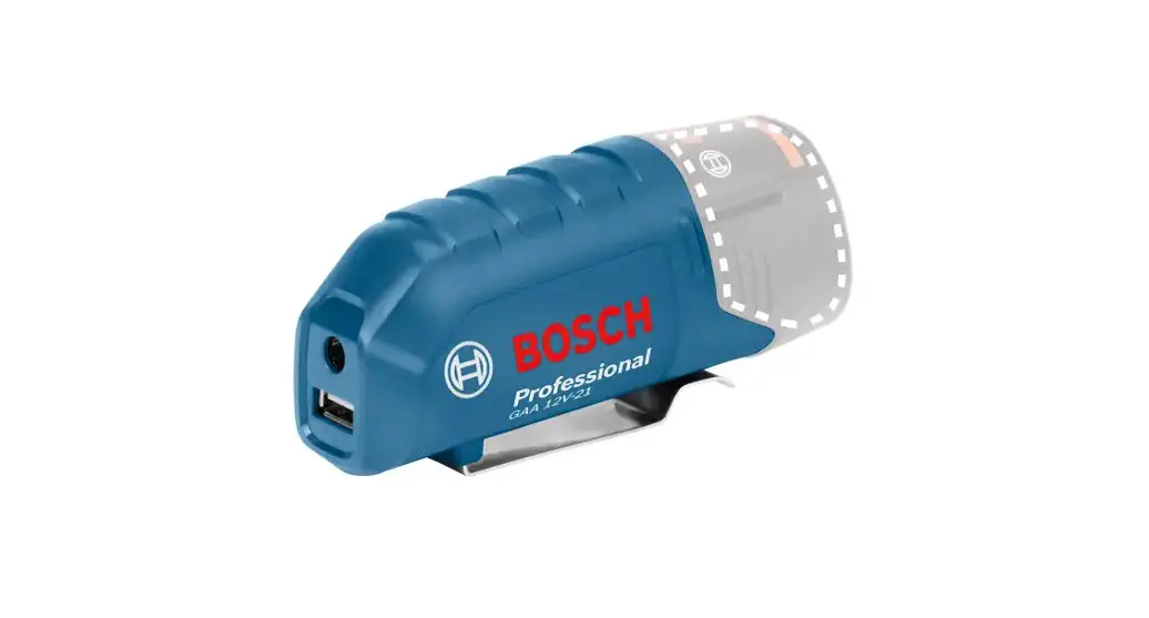 Bosch Gaa 10.8v-21 Professional Compact Usb Charging Battery Adapter Instruction Manual Bosch Gaa 10.8v-21 Professional Compact Usb Charging Battery Adapter Instruction Manual