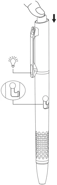 OLIGHT O'Pen Glow Rechargeable Penlight Fig5a