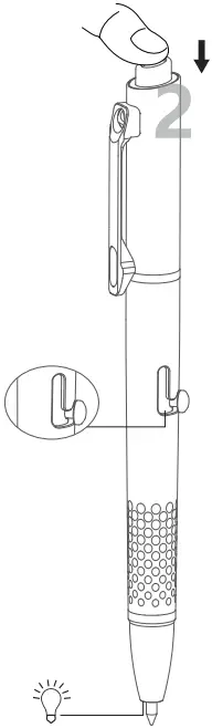 OLIGHT O'Pen Glow Rechargeable Penlight Fig8a