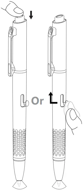 OLIGHT O'Pen Glow Rechargeable Penlight Fig9a