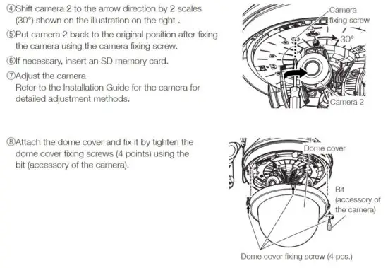 FIG 9 Fix the camera
