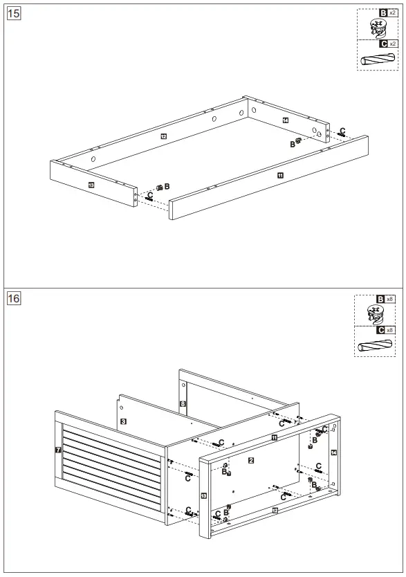 Tileon AYBSZHD2282 Freestanding Linen Cabinet - fig 11