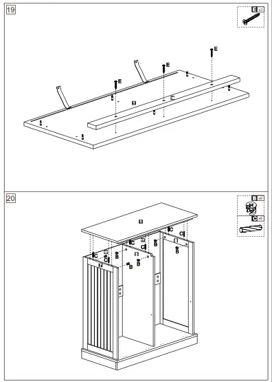 Tileon AYBSZHD2282 Freestanding Linen Cabinet - fig 21+